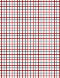 At The Helm Fabric | Plaid Red