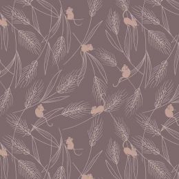 Lewis & Irene Autumn Fields Reloved Fabric | Barley Mice Soft Earth