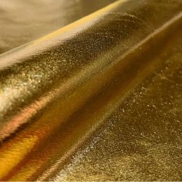 Stretch Metallic Lame Fabric | Gold