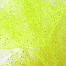 Glitter Tulle Mesh | Anise Green