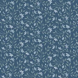 Cassandra Connolly Water Garden Fabric | Wild Harmony Navy Blue