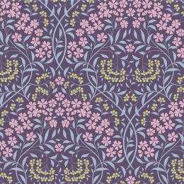 Tilda Sanctuary Fabric | Larissa Eggplant