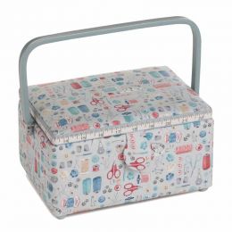 Sewing Box (M): PVC Handle: Stitch in Time