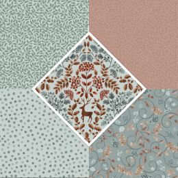 Cranborne Chase Lewis & Irene Fabric | Fat Quarter Pack 2