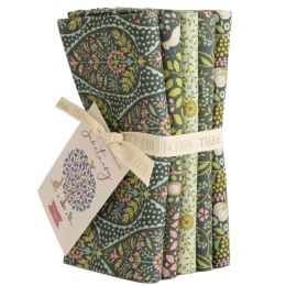 Tilda Sanctuary Fabric | Fat Quarter Bundle Green/Grey